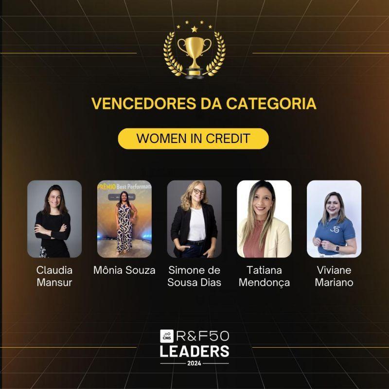 R&F50 Leaders — CMS Brasil, categoria Women in Credit